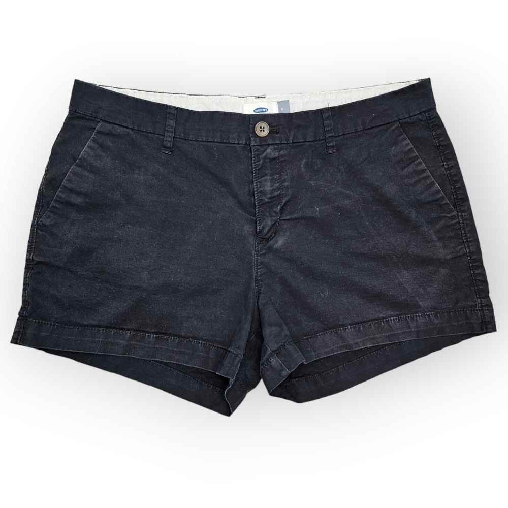 Old Navy Black Chino Shorts Size 8